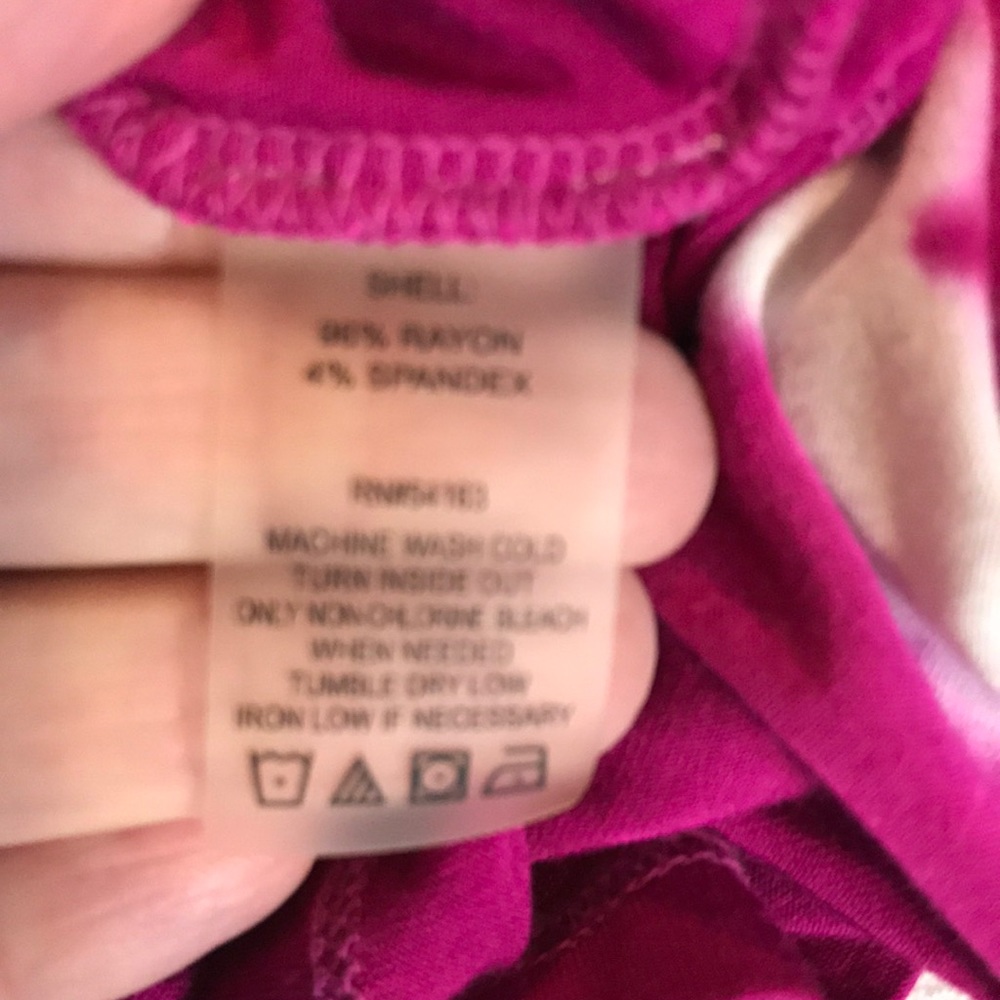 Calvin Klein Maxi Dress Tie Dye Fushia 4 - Picture 9 of 17